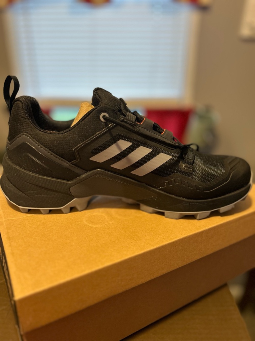 Adidas Black Hiking Shoes